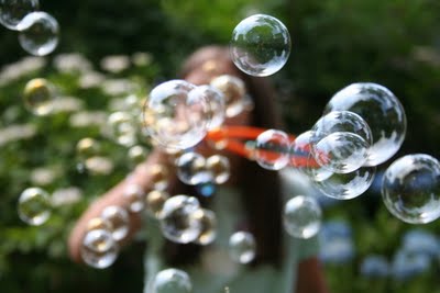 bubbles in the air air with bubbles