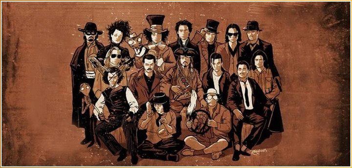 One Guy Many Looks - Johnny Depp Johnny Depp