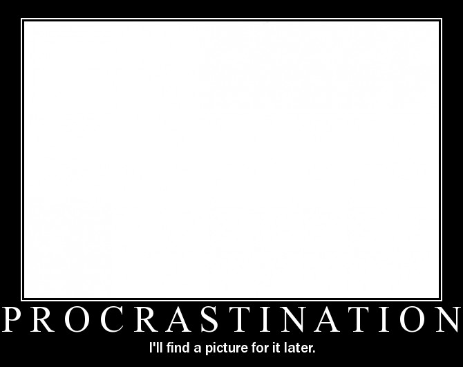 procrastination happy new year