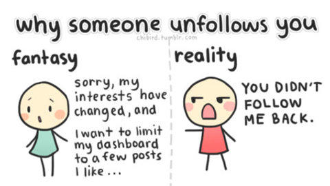 Why Someone Unfollows You On Twitter Why Someone Unfollows You On Twitter,twitter,unfollow,follow,funny,comic