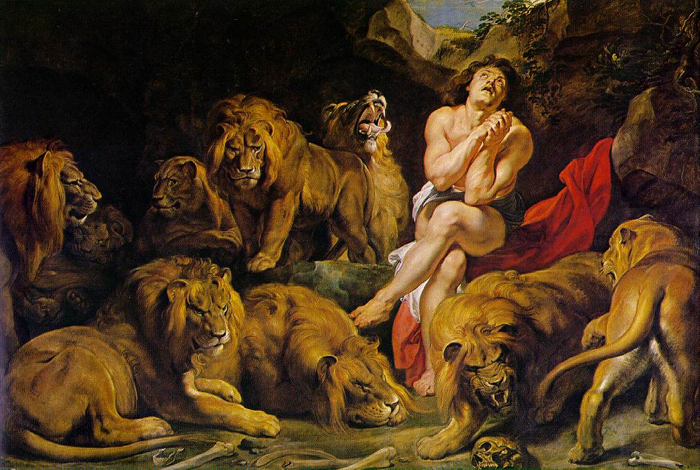 Lions And Man Lions And Man,Lions, Man,painting,