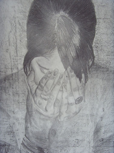 color-for-sadness She’s Scared Of Happiness Because Shes So Used To Sadness,She’s Scared ,Happiness ,Shes So Used To Sadness,Sadness,Happiness,girls sketch,sketching,girl sketch,sketch,girl,depress,sad,upset,colour of sadness,colour of