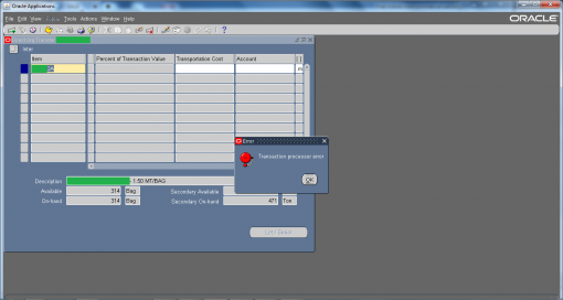 Oracle Application Error :: Error : Transaction Processor error,Oracle Application Error ,Error : Transaction Processor error,Oracle Application ,Error ,Transaction Processor error,Transaction Processor ,Oracle Application DBA,Oracle , Application DBA,Oracle DBA, Apps,Oracle APPs DBA,APPS DBA,Oracle Application r12,Oracle EBS R12,oracle DBA,Oracle DBA error,ORacle application error