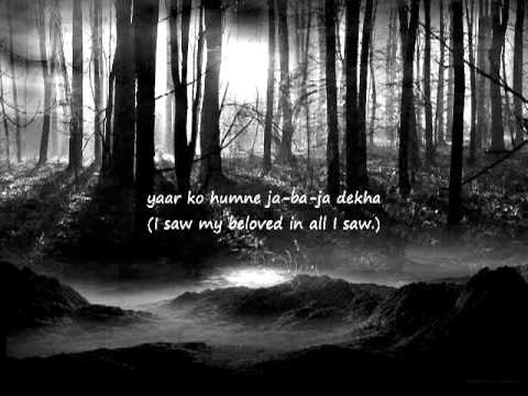 Yaar Ko Hamne Ja Ba Ja Dekha ,abida parveen,abida ,parveen,sufi poetry,sufisim,sufi love