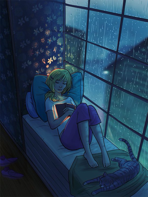 Rainy day,rain,Julia Cameron,writing day,Julia ,Cameron,psyche,Reading,Good Reading,Good Read,Read,sleeping girl,girl reading a book,girl reading,good sleep