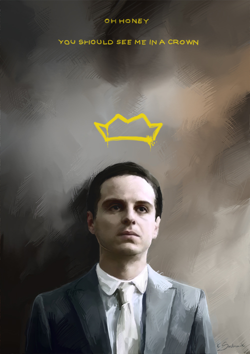 Oh Honey, You Should See Me In a Crown,Crown, honey, Honey You Should See Me In A Crown, Sherlock, Sherlock Holmes, sherlock holmes bbc quotes, Sherlock Holmes movie, Sherlock Holmes Quote, Sherlock Holmes tv show, tv show, jim moriarty,jim, moriarty,Andrew Scott,Andrew ,Scott,Andrew Scott as Jim Moriarty