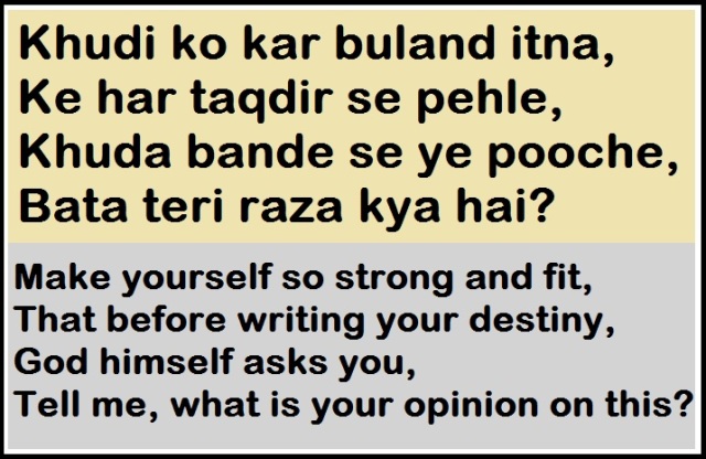 Allama, Allama Iqbal, but to be something, ego, human, human being, Iqbal, not to see something, paani-paani-kar-gayi, Pakistan, poet, poetry, shairi, Ultimate aim, urdu, urdu poetry