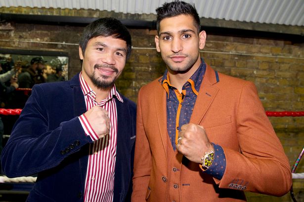 Amir-Khan-to-fight-Manny-Pacquiao,The British-Pakistani boxer Amir Khan has been in the news for all the weird reasons. Now, there is a great news for all the boxing fans. Amir Khan to fight Manny Pacquiao this April. On Sunday, Philippine boxing hero Manny Pacquiao and our Pakistani boxer Amir Khan confirmed this news after the weeks of conflicting news.